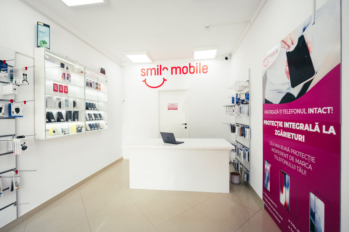 Showroom SmileMobile Vișeu de Sus — zona de prezentare