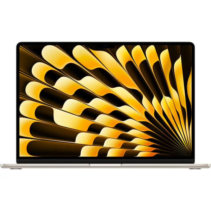 Apple MacBook Air 15" M4 10 nuclee GPU SSD, 16 GB RAM, Starlight, 256GB, Nou sigilat