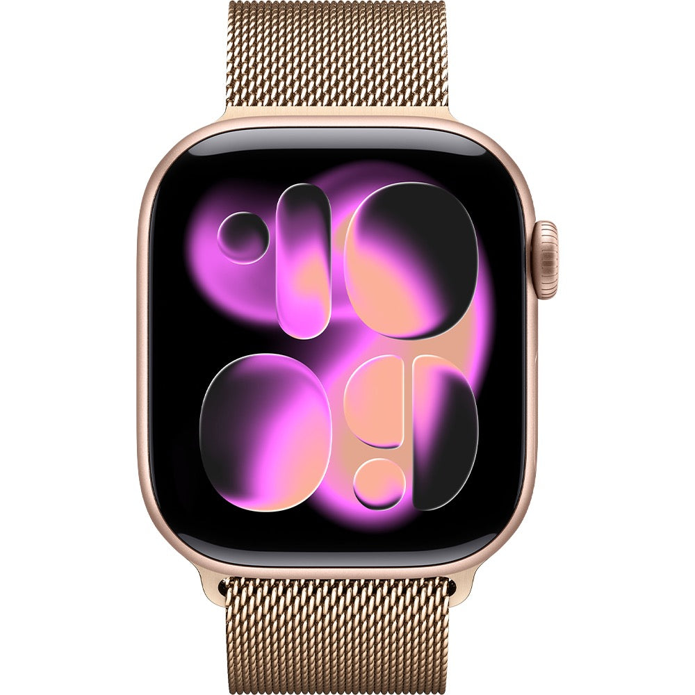 Apple Watch 11 Cellular +GPS 42 mm Rose Gold Aluminium Case Light Blush Sport Band - S/M, Nou sigilat