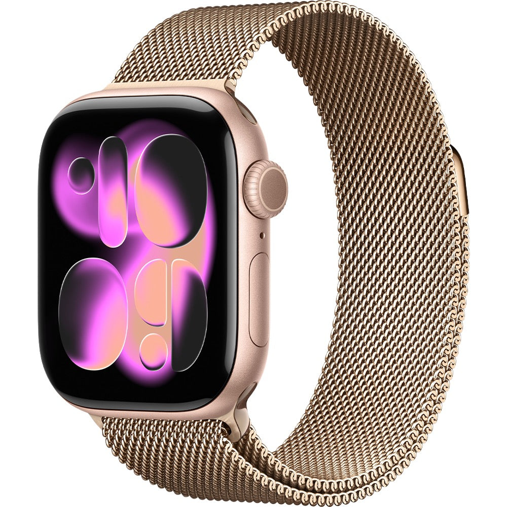 Apple Watch 11 Cellular +GPS 42 mm Rose Gold Aluminium Case Light Blush Sport Band - S/M, Nou sigilat