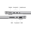 Apple MacBook Pro 14 cu procesor Apple M4 10 nuclee CPU si 10 nuclee GPU SSD, Silver, 1TB, Nou sigilat