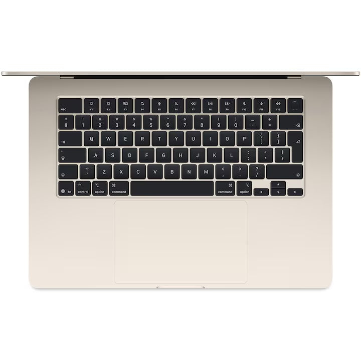 Apple MacBook Air 15" M4 10 nuclee GPU SSD, 16 GB RAM, Starlight, 256GB, Nou sigilat