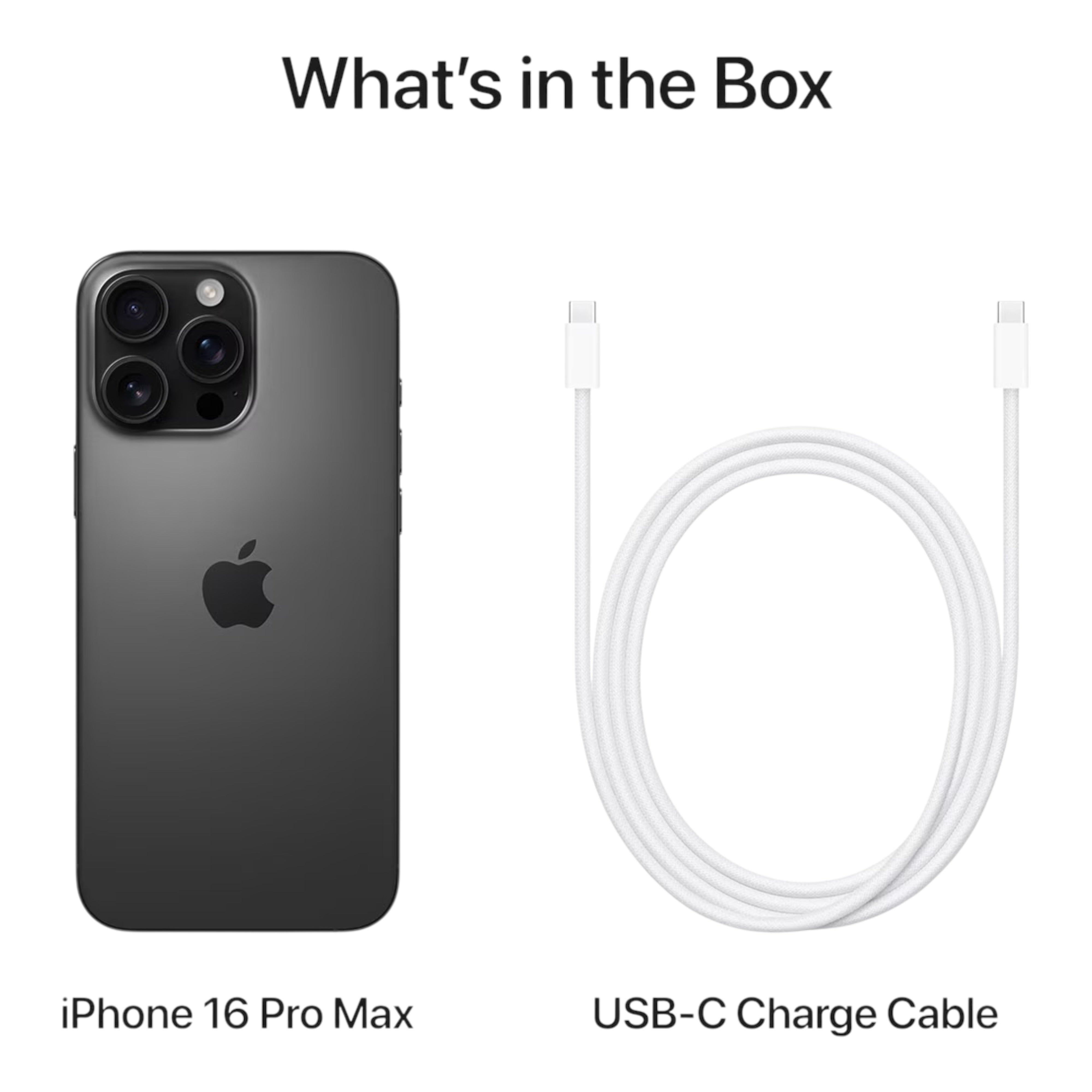 iPhone 16 Pro Black Titanium, 256GB, Nou sigilat