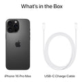 iPhone 16 Pro Max Black Titanium, 256GB, Nou sigilat