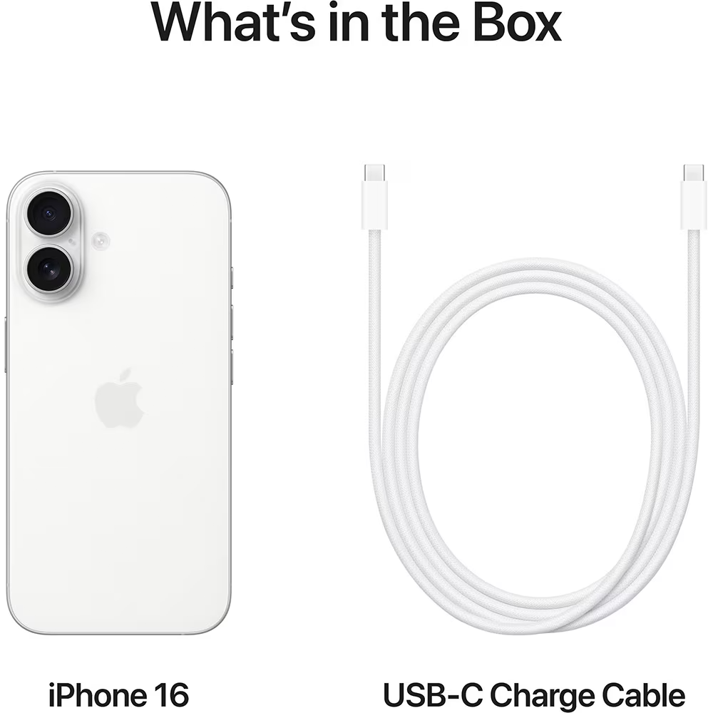 Apple iPhone 16 Plus White, 128GB, Nou sigilat