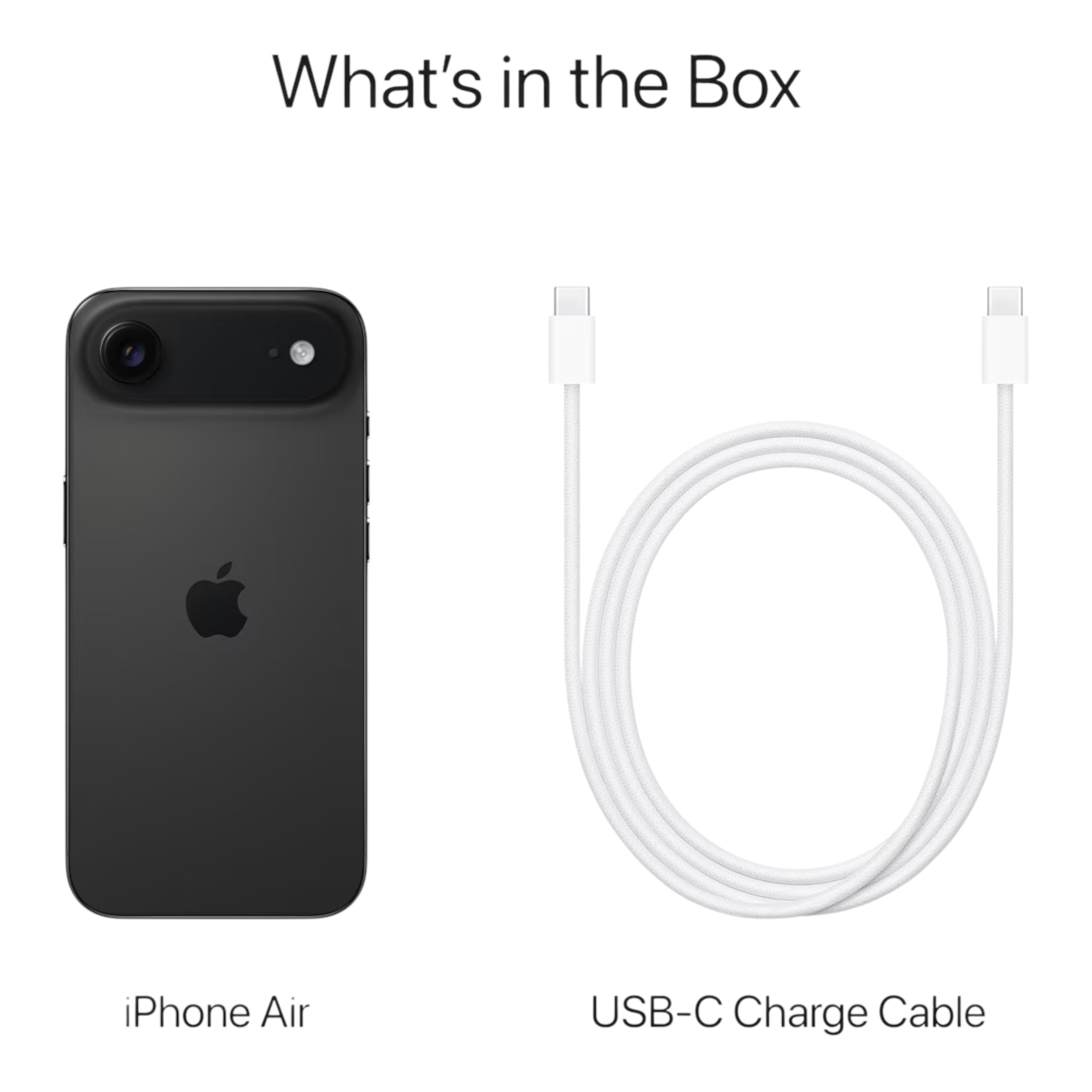 iPhone Air Space Black, 256GB, Nou sigilat