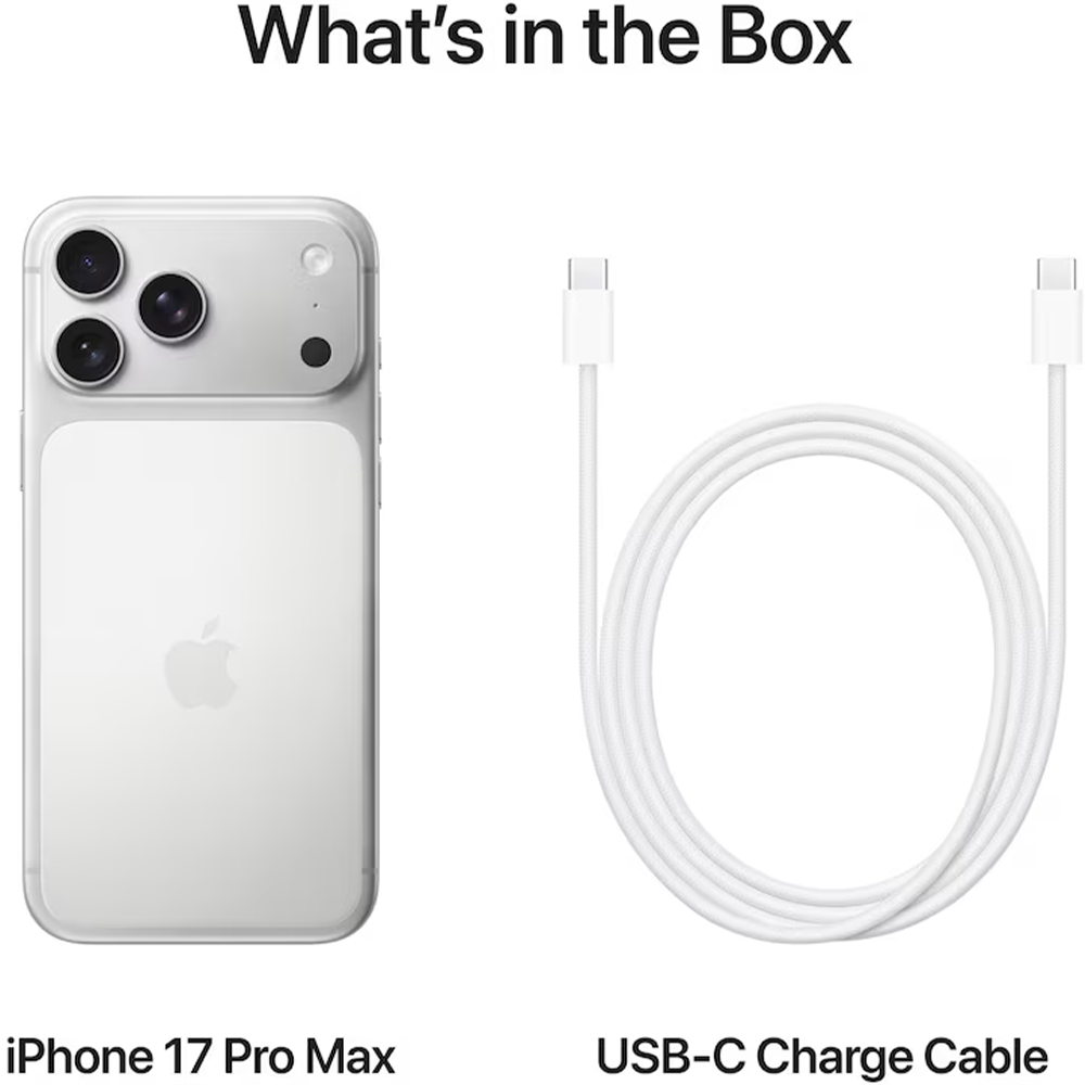 Apple iPhone 17 Pro Max Silver, 512GB, Nou sigilat