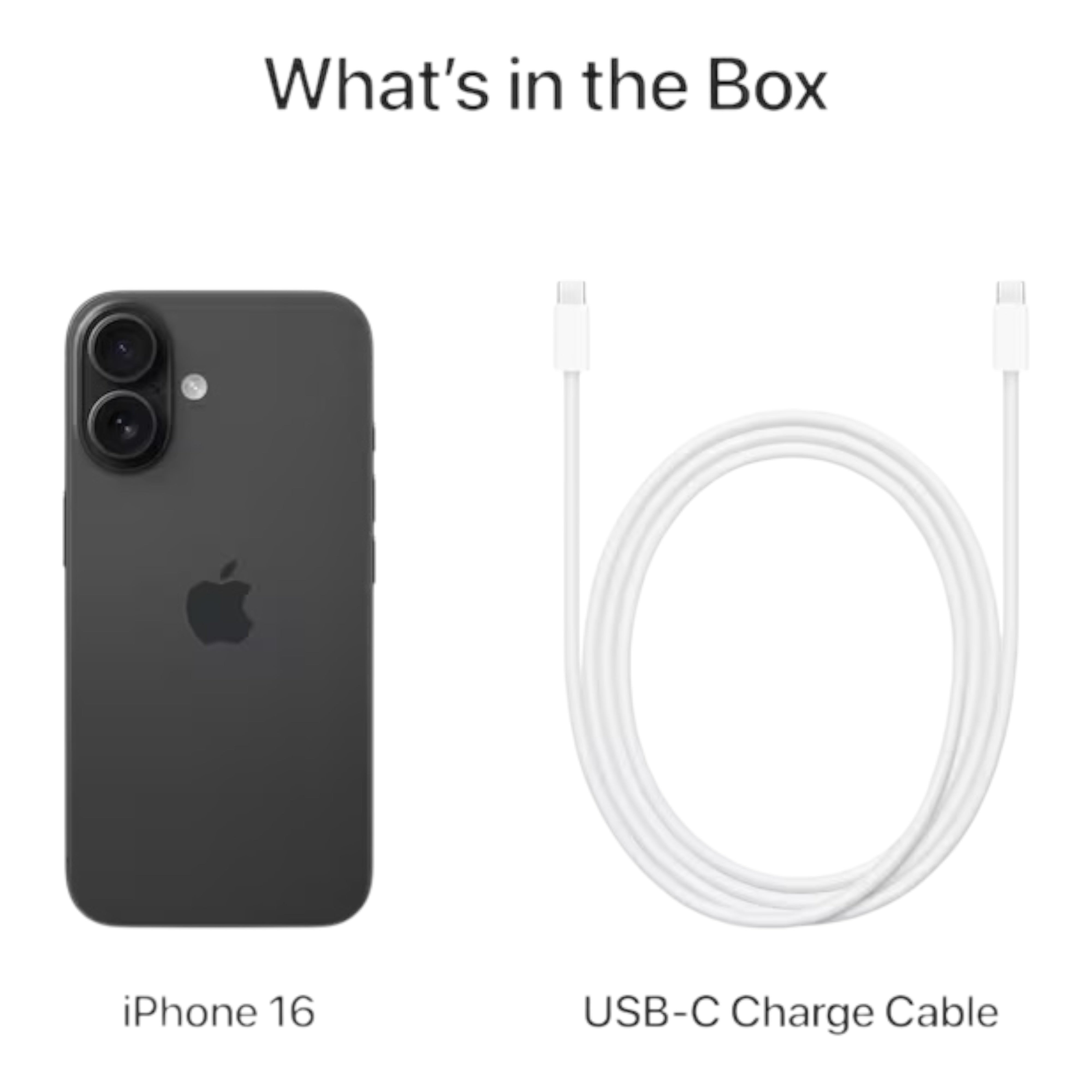 iPhone 16 Black, 128GB, Nou sigilat