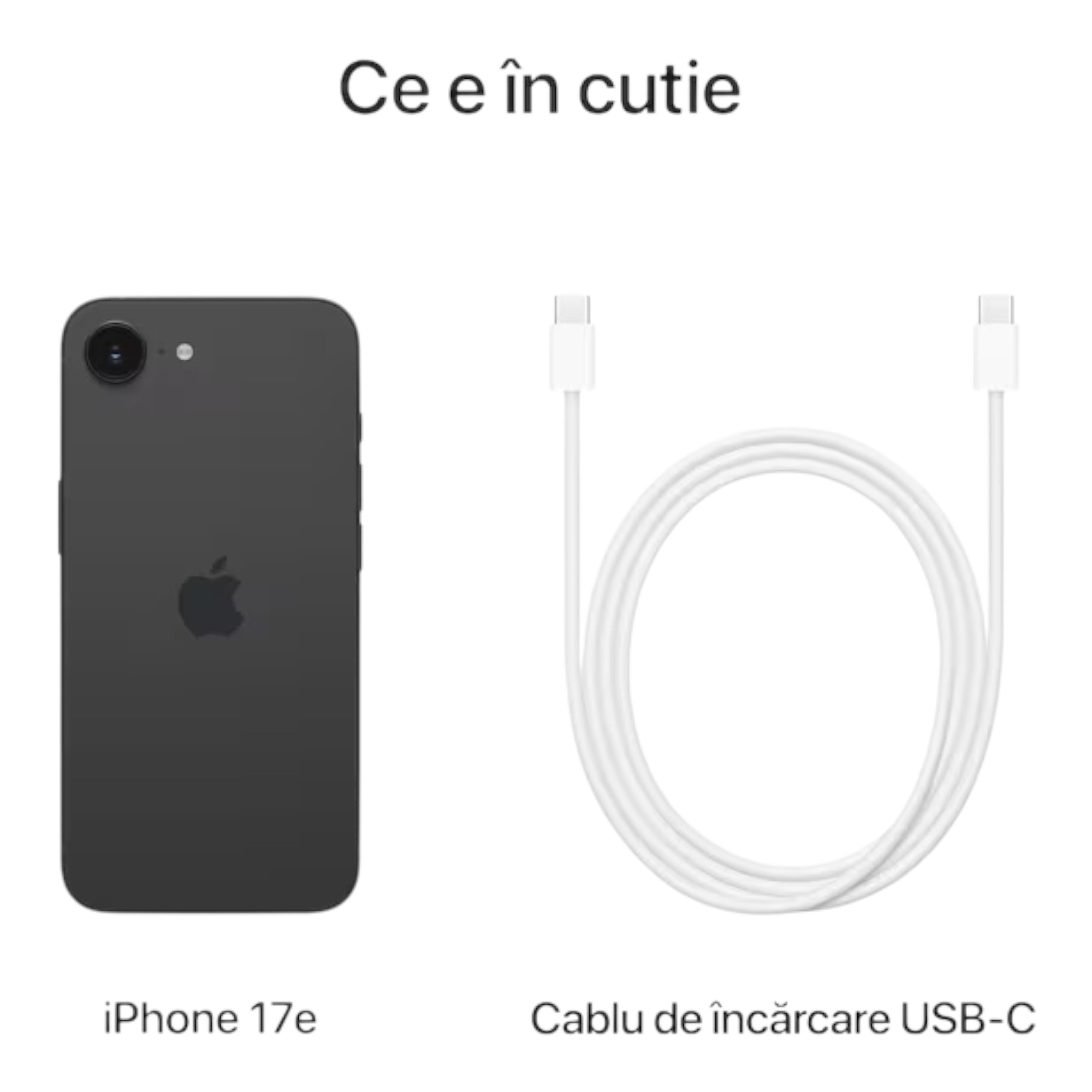 iPhone 17e Black, 256GB, Nou sigilat - 5