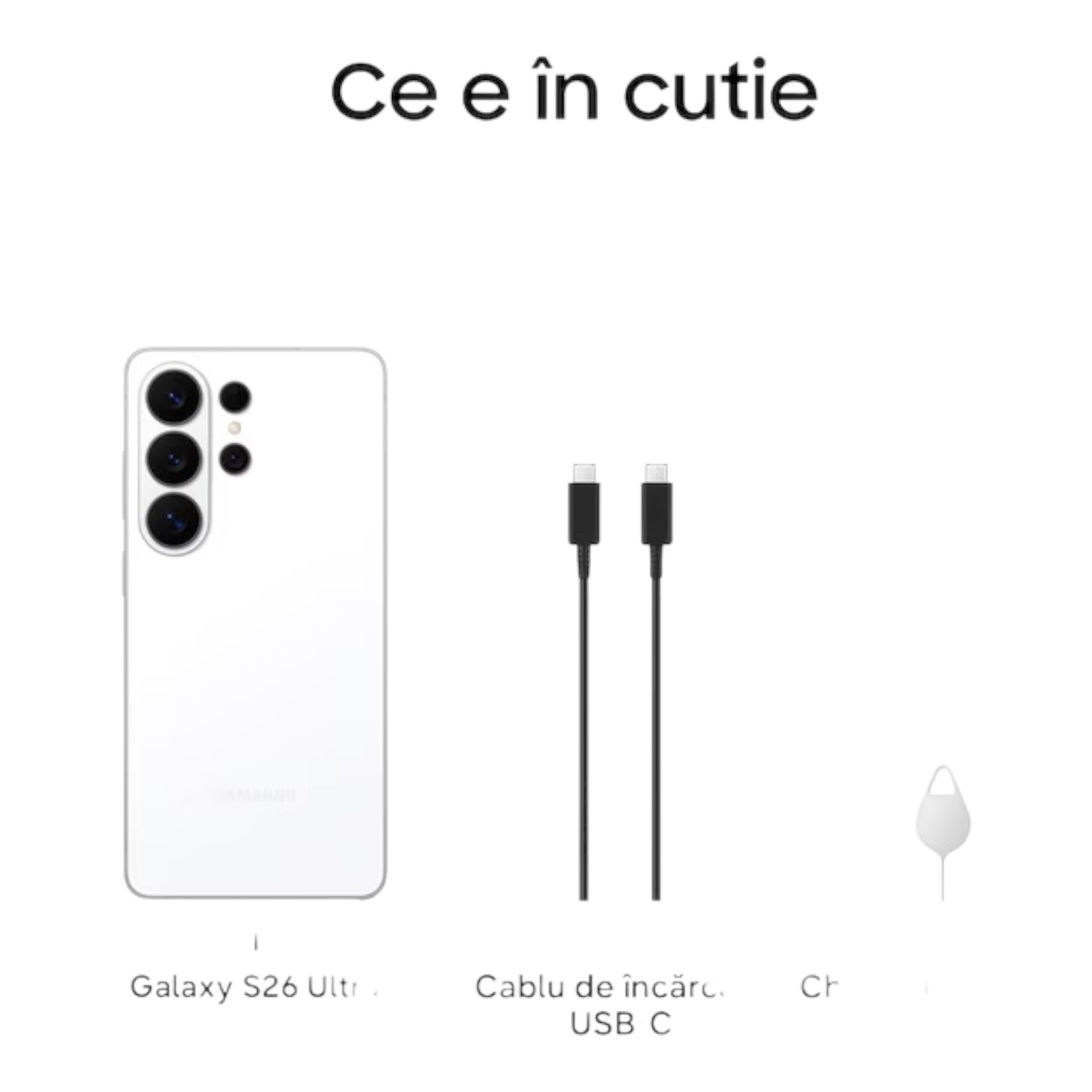 Samsung Galaxy S26 Ultra White, 1TB, Nou sigilat - 7
