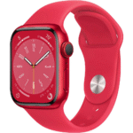 APPLE Watch Series 8, GPS + Cellular, 45mm RED Aluminium Case,  RED Sport Band